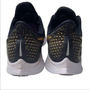 Nike Zoom Pegasus 35 Black/ Gold Athletic Running Shoes